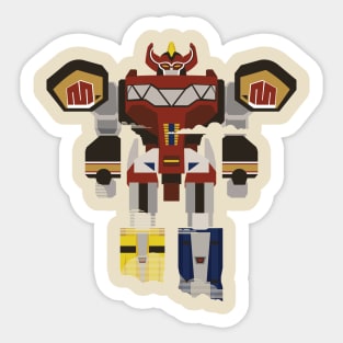 The Mega of Zords Sticker